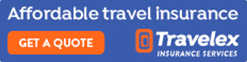 Travelex Affordable Travel Insurance Logo. Get a free quote