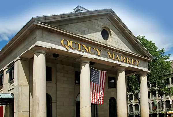 Quincy Market in Boston, MA