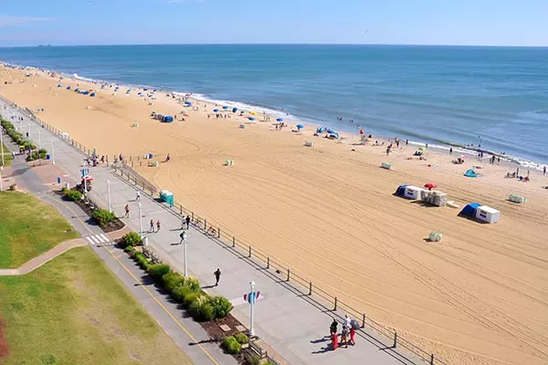 View of the beach, Virginia Beach, VA