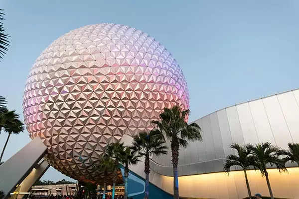 EPCOT Spaceship Earth Disney geodesic polyhedron